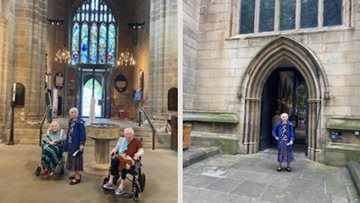 A trip to Wakefield Cathedral for Snapethorpe Hall care home Residents